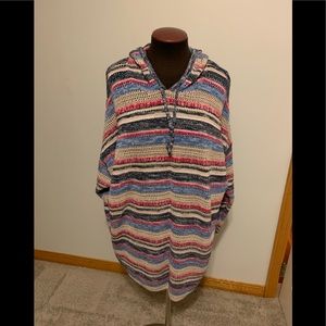 Torrid, cold shoulder sweater.